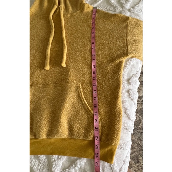 Soft Serve Clothing Mustard Yellow The Original Cloud Cotton Hoodie Size Small - Picture 9 of 10